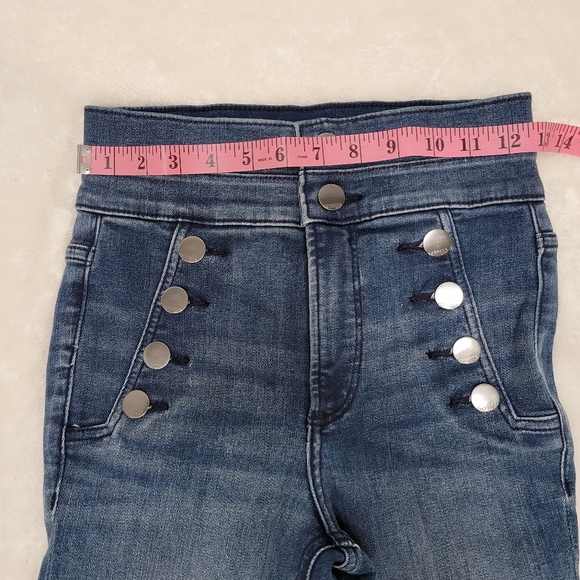 Express. Denim Jeans. Super High Rise Ankle Leggings.  Size 00 Regular. - Picture 3 of 5